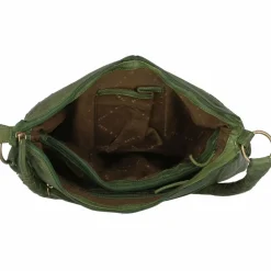 Clearance Greenland Nature Femi & Nine Schultertasche Leder 39 cm green