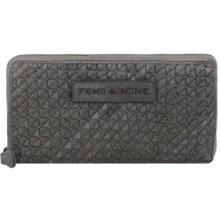 Greenland Nature Damengeldbörsen Querformat<Femi & Nine Geldbörse Leder 20 cm grey