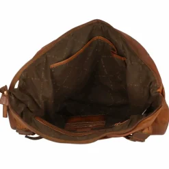 Discount Greenland Nature Femi & Nine Schultertasche Leder 38 cm cognac