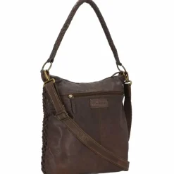 Greenland Nature Schultertaschen<Femi & Nine Schultertasche Leder 39 cm grey