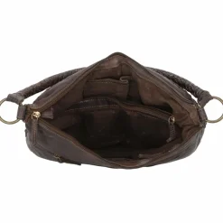 Greenland Nature Schultertaschen<Femi & Nine Schultertasche Leder 39 cm grey