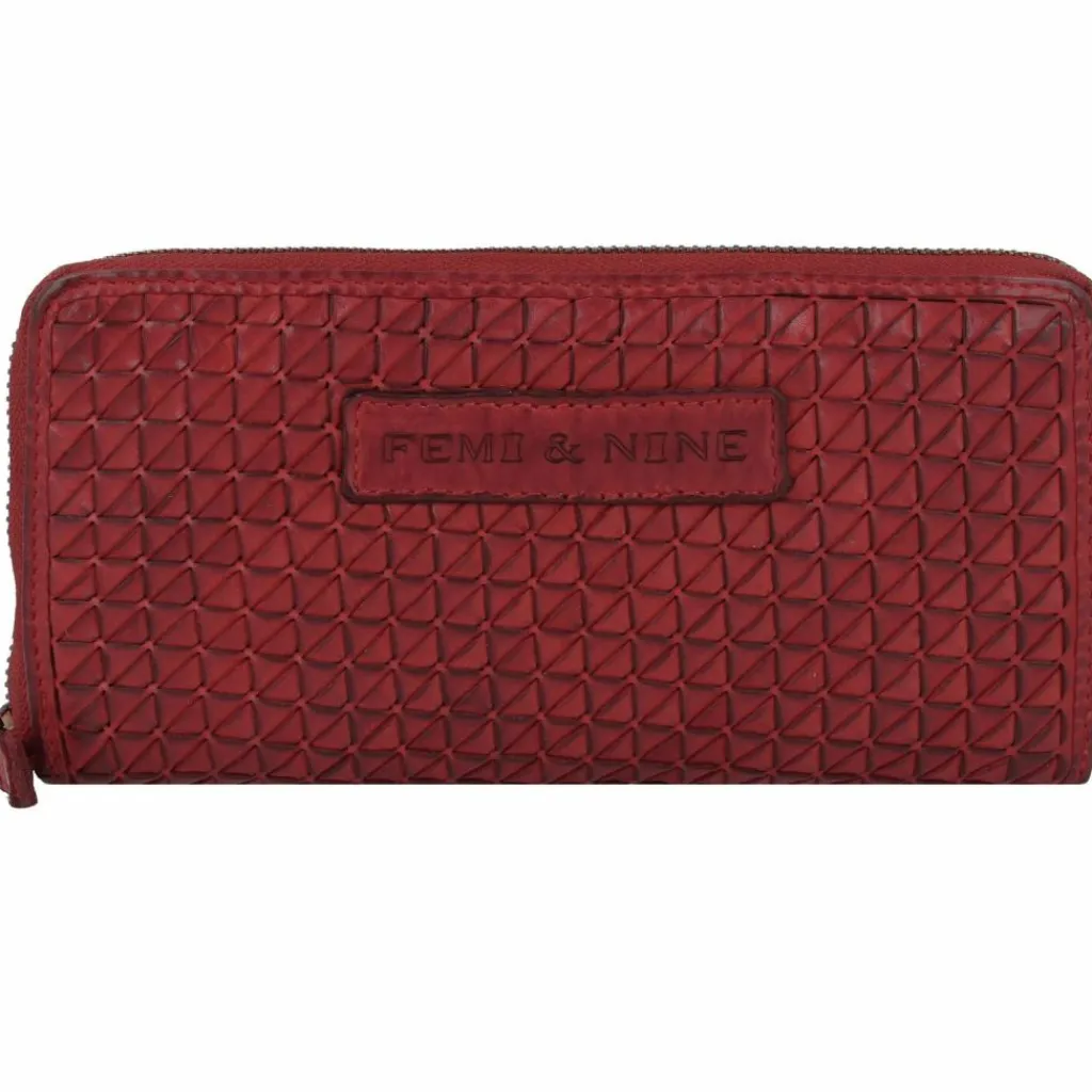 Greenland Nature Damengeldbörsen Querformat<Femi & Nine Geldbörse Leder 20 cm red