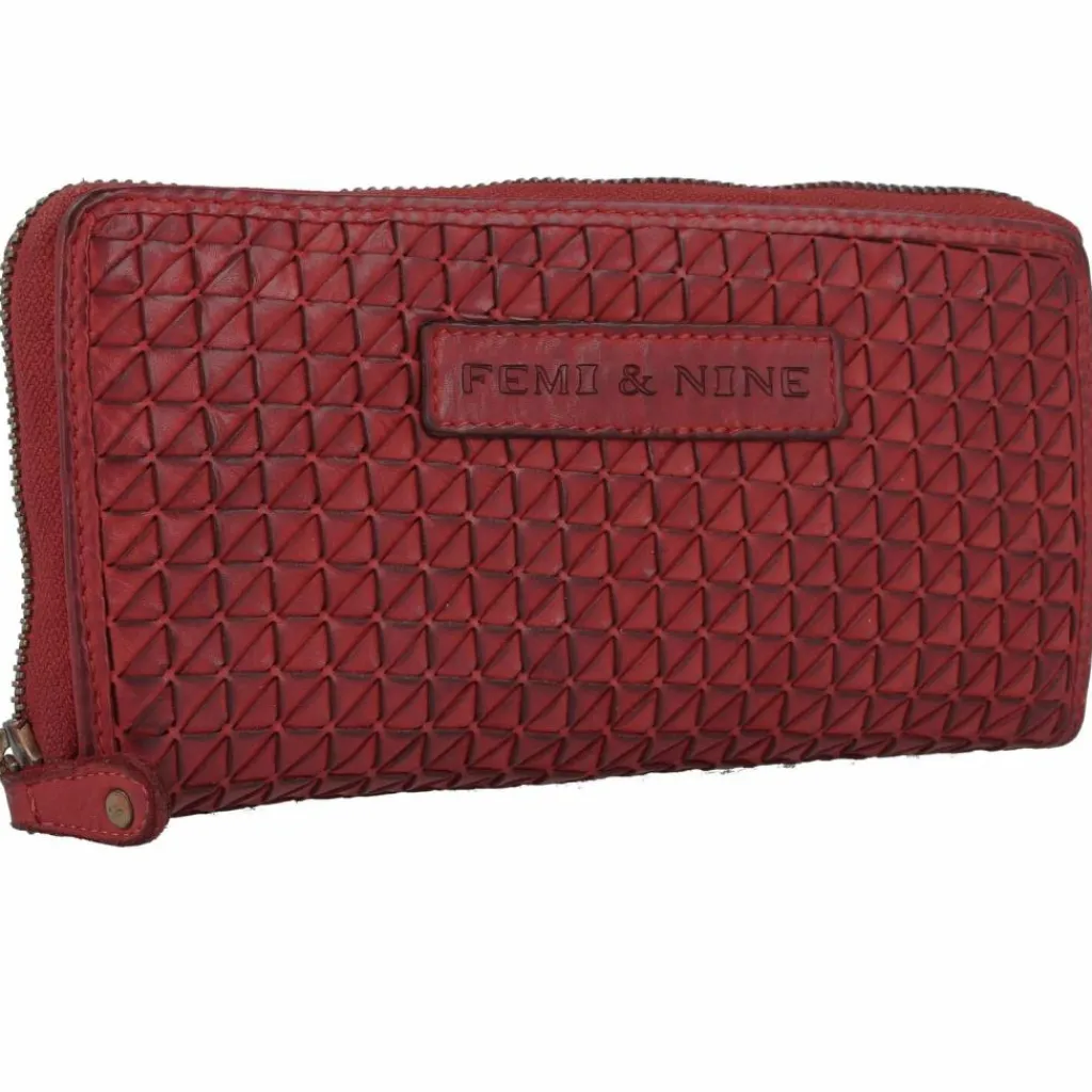 Greenland Nature Damengeldbörsen Querformat<Femi & Nine Geldbörse Leder 20 cm red