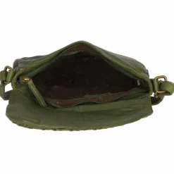Greenland Nature Umhängetaschen<Femi & Nine Umhängetasche Leder 24 cm green