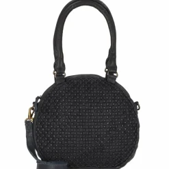 Greenland Nature Schultertaschen<Femi & Nine Schultertasche Leder 34 cm navy