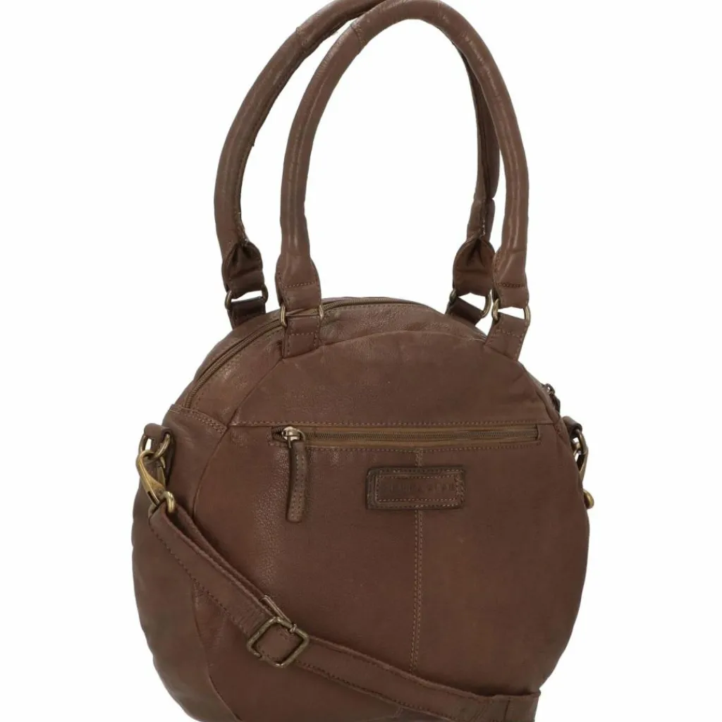 Sale Greenland Nature Femi & Nine Schultertasche Leder 34 cm grey