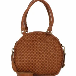 Greenland Nature Schultertaschen<Femi & Nine Schultertasche Leder 34 cm cognac