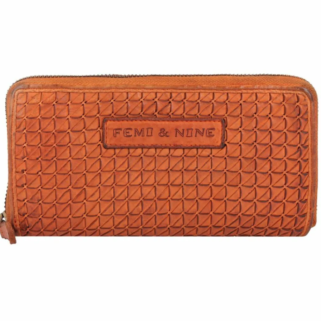 Outlet Greenland Nature Femi & Nine Geldbörse Leder 20 cm orange
