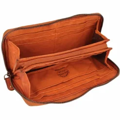 Outlet Greenland Nature Femi & Nine Geldbörse Leder 20 cm orange