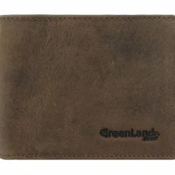 Herren Greenland Nature Geldbörse RFID Leder 11,5 cm