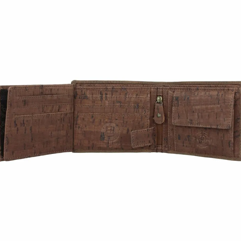 Herren Greenland Nature Geldbörse RFID Leder 11,5 cm