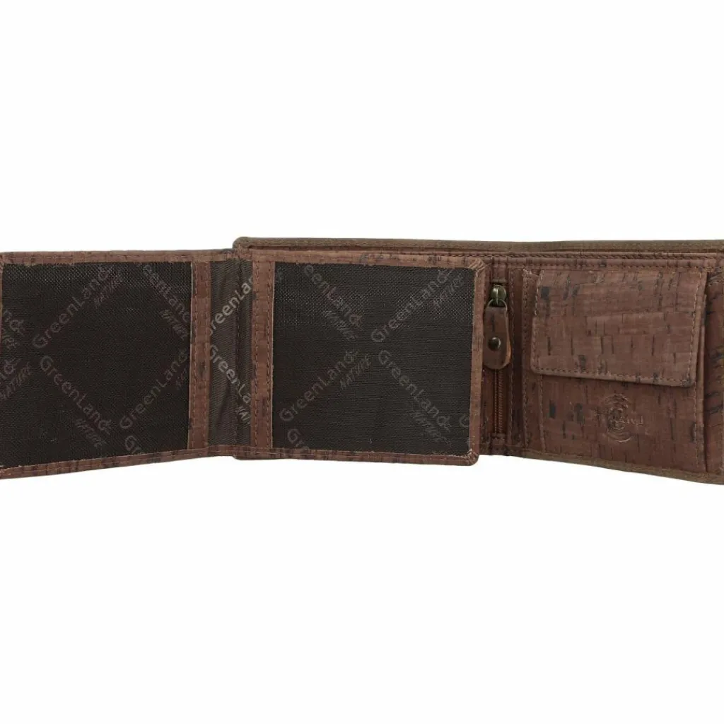 Herren Greenland Nature Geldbörse RFID Leder 11,5 cm