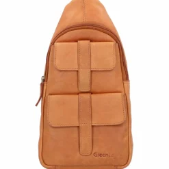 Greenland Nature Umhängetaschen<Umhängetasche Leder 19 cm cognac2
