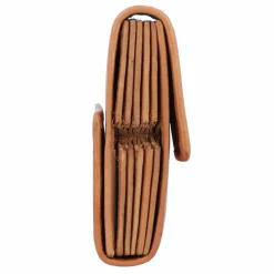 Greenland Nature Visitenkartenetuis<Kreditkartenetui RFID Schutz Leder 7 cm cognac2