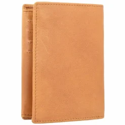 Greenland Nature Damengeldbörsen Hochformat<Geldbörse RFID Schutz Leder 9 cm braun