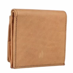 Greenland Nature Damengeldbörsen Querformat<Geldbörse RFID Schutz Leder 10 cm cognac2