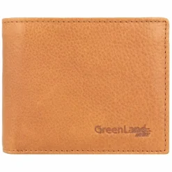 Best Greenland Nature Geldbörse RFID Schutz Leder 12 cm braun