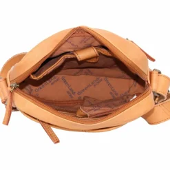 Greenland Nature Umhängetaschen<Umhängetasche Leder 22 cm cognac2