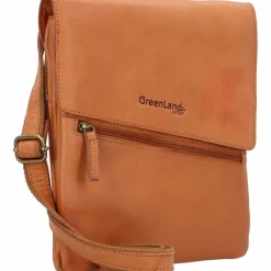 New Greenland Nature Umhängetasche Leder 24 cm cognac2