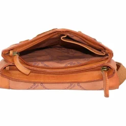 New Greenland Nature Umhängetasche Leder 24 cm cognac2