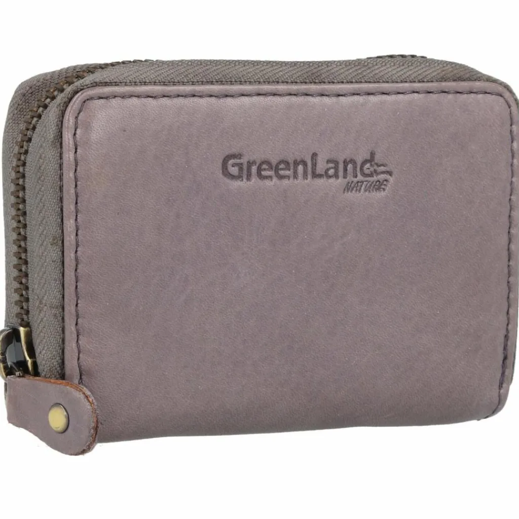 Greenland Nature Visitenkartenetuis<Kreditkartenetui RFID Leder 10,5 cm grani