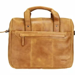 Greenland Nature Light Aktentasche Leder 37 cm Tabletfach