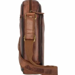 Greenland Nature Mascu & Line Umhängetasche Leder 27 cm braun