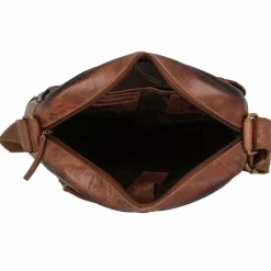 Greenland Nature Mascu & Line Umhängetasche Leder 27 cm braun