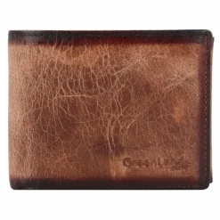 Greenland Nature Herrengeldbörsen Querformat<Mascu & Line Geldbörse RFID Leder 12 cm braun