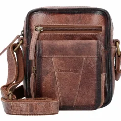 Greenland Nature Umhängetaschen<Mascu & Line Umhängetasche Leder 20 cm brown