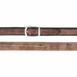 Hot Greenland Nature Mascu & Line Gürtel Leder braun