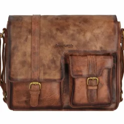 Greenland Nature Mascu & Line Umhängetasche Leder 30 cm