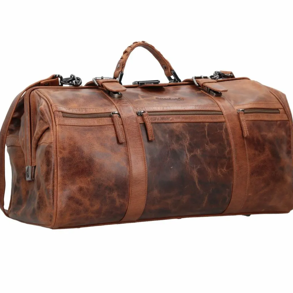 Greenland Nature Montana Weekender Reisetasche RFID Leder 51 cm