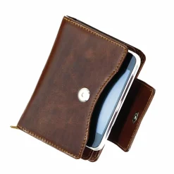 Damen Greenland Nature Montana Geldbörse Leder 10 cm Handyfach