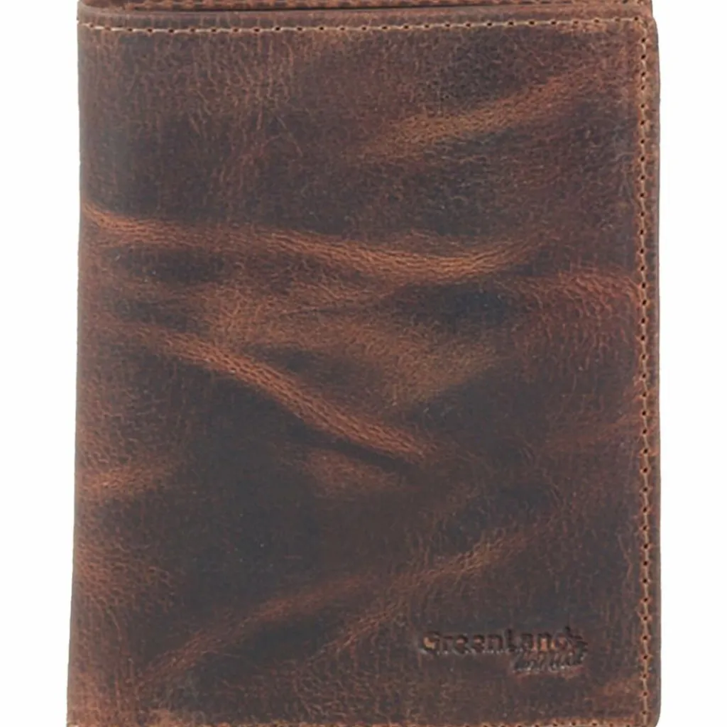 Herren Greenland Nature Montana Geldbörse Leder 9,5 cm