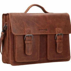 Hot Greenland Nature Montana Aktentasche Leder 40 cm braun