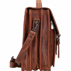 Hot Greenland Nature Montana Aktentasche Leder 40 cm braun