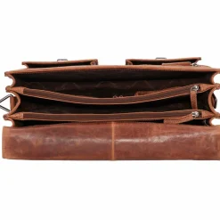 Hot Greenland Nature Montana Aktentasche Leder 40 cm braun