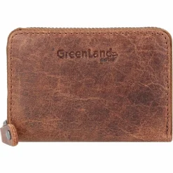 Greenland Nature Visitenkartenetuis<Montana Kreditkartenetui RFID Leder 10,5 cm braun