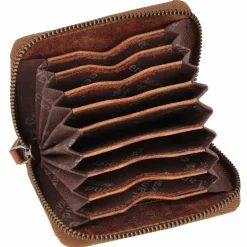 Greenland Nature Visitenkartenetuis<Montana Kreditkartenetui RFID Leder 10,5 cm braun