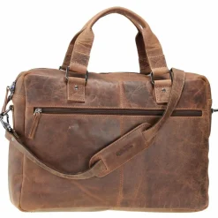 Greenland Nature Laptoptaschen|Aktentaschen<Montana Aktentasche Leder 43 cm Laptopfach natur