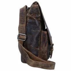 Outlet Greenland Nature Montana Umhängetasche Leder 27 cm natur