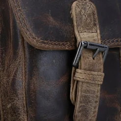 Outlet Greenland Nature Montana Umhängetasche Leder 27 cm natur