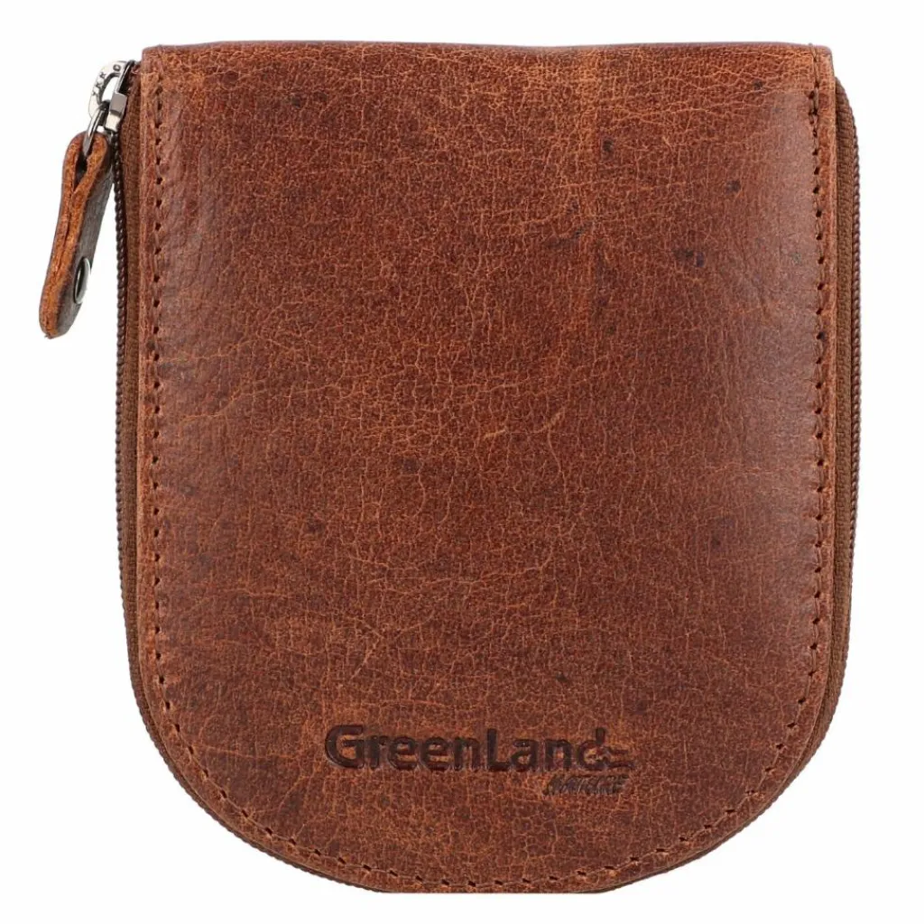 Herren Greenland Nature Montana Münzbörse RFID Leder 9 cm