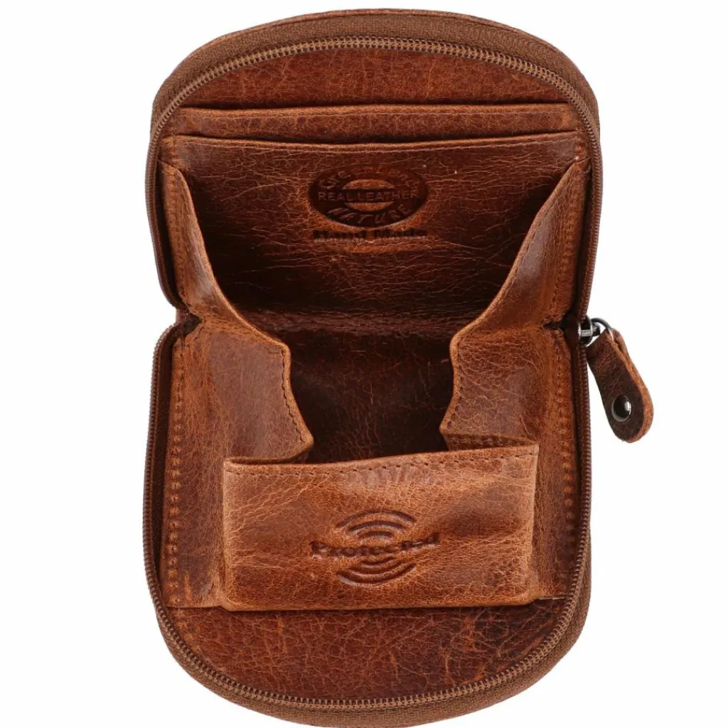 Herren Greenland Nature Montana Münzbörse RFID Leder 9 cm