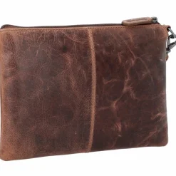 Hot Greenland Nature Montana Herrentasche RFID Schutz Leder 26 cm brown