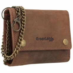 Hot Greenland Nature Montenegro Geldbörse RFID Leder 12,5 cm braun