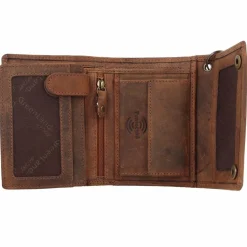 Hot Greenland Nature Montenegro Geldbörse RFID Leder 12,5 cm braun