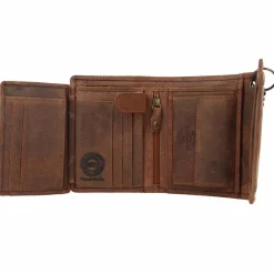 Hot Greenland Nature Montenegro Geldbörse RFID Leder 12,5 cm braun