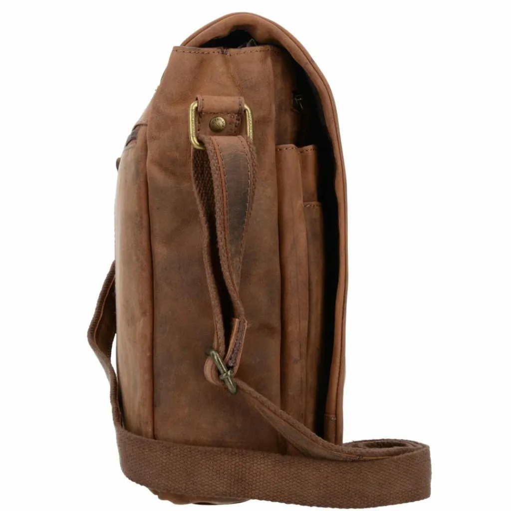 Best Greenland Nature Montenegro Messenger Leder 35 cm natur